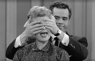Lucilee Ball and Desi Arnaz in the "Fred and Eithel Fight" episode of I Love Lucy. (Photo: CBS)