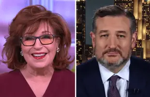 Joy Behar was all smiles Friday morning as she dragged "spineless" Ted Cruz. (Photos: ABC/Fox News)