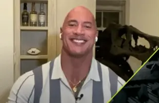 The Rock on ESPN's Manning Cast (Photo: NFL)