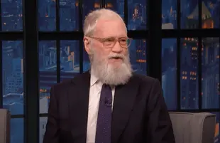 David Letterman on Late Night with Seth Meyers (Photo: NBC)