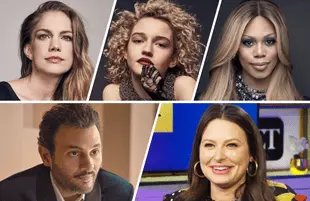 Anna Chlumsky, Julia Garner, Laverne Cox, Arian Moayed and Katie Lowes lead the cast of Inventing Anna. 