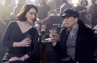 Rachel Brosnahan and Alex Borstein in a scene from the fourth season of The Marvelous Mrs. Maisel. (Photo: Amazon Prime Video)