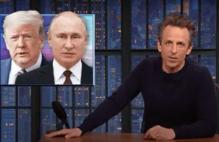 Seth Meyers discusses Trump and Putin (Photo: NBC)