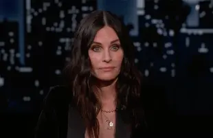 Courteney Cox on Jimmy Kimmel Live (Photo: ABC)