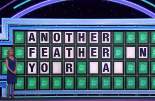 Another Feather in Your Cap puzzle on Wheel of Fortune (Photo: YouTube)