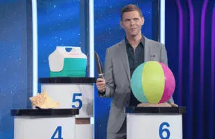 Mikey Day prepares for the moment of truth in  Is it Cake? (Photo: Netflix)