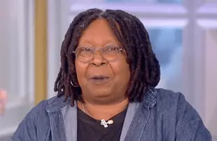 Whoopi opened up about her fraught relationship with her father in an emotional moment on The View Friday morning. (Photo: ABC)
