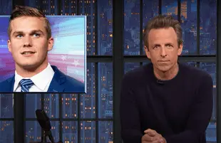Seth Meyers discusses Madison Cawthorn (Photo: NBC)