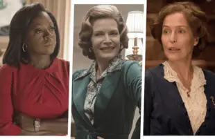 Viola Davis, Michelle Pfeiffer and Gillian Anderson head up the cast of Showtime's The First Lady. (Photos: Showtime)