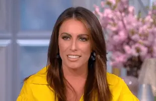 Griffin on The View set this April. (Photo: ABC) 