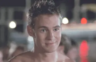 Danny Roberts in a screenshot from his October 2000 appearance on Dawson's Creek.