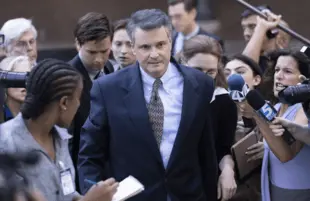 Colin Firth in The Staircase. (Photo HBO Max)