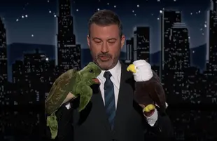 Jimmy Kimmel with puppets (Photo: ABC)