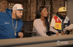 Janelle James with Desus and Mero (Photo: Showtime)