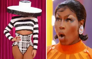 Mystery Queen and Shea Couleé (Photos: Paramount+)