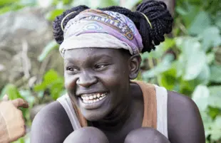 Maryanne Oketch finally earned the winner's edit she's been getting all season on Wednesday night's Survivor. (Photo: Robert Voets/CBS)