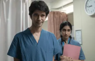 Ben Whishaw and Ambika Mod in This Is Going to Hurt. (Photo: Anika Molnar/AMC)