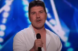 Metaphysic's deepfake of Simon Cowell (Photo: America's Got Talent)
