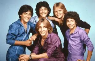 Menudo, circa 1981: (top) Miguel Cancel, Johnny Lozada and Xavier Serbia, (bottom) René Farrait and Ricky Meléndez. (Photo: Padosa Inc)