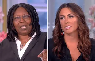 Whoopi accused Alyssa Farah Griffin of being "ageist" this morning on The View (Photos: ABC)
