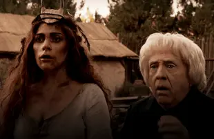 Lady Gaga and Leslie Jordan in AHS: Roanoke (Photo: FX/Hulu)