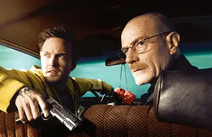 Aaron Paul and Bryan Cranston in Breaking Bad (Photo: Everett Collection)