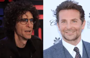 Howard Stern and Bradley Cooper (Photos: RumuR Inc./Everett Collection and Priscilla Grant/Everett Collection)