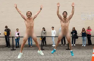 Tom Allen as Chad Kroeger and John Parr as JT Parr in Chad and JT Go Deep (Photo: Netflix)
