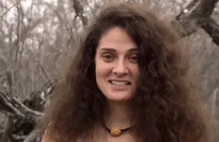 Melanie Rauscher on Naked and Afraid XL (Photo: Discovery+/Twitter)