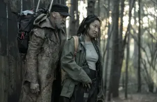 Anthony Edwards and Poppy Liu in Tales of the Walking Dead (Photo: Curtis Bonds Baker/AMC)