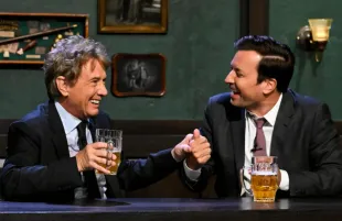 Martin Short and Jimmy Fallon on The Tonight Show (Photo: Todd Owyoung/NBC)