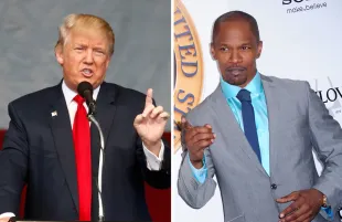 Donald Trump, Jamie Foxx. (Photos: Everett Collection)