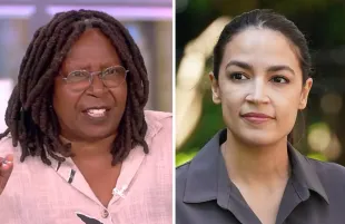 Whoopi Goldberg repeated her long-held criticism of AOC this morning. (Photos: ABC/Everett Collection)