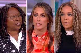 Whoopi Goldberg, Alyssa Farah Griffin, and Sunny Hostin on The View (Photos: ABC)
