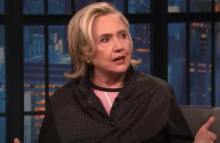 Hillary Clinton on Late Night with Seth Meyers. (Photo: NBC/YouTube)