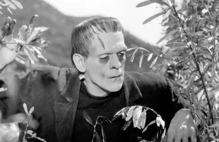 Boris Karloff in Frankenstein.