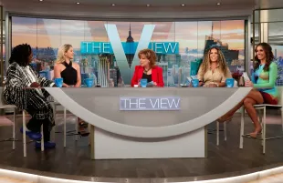 The co-hosts were all smiles as The View returned from its summer break. (Photo:Lou Rocco/ABC)