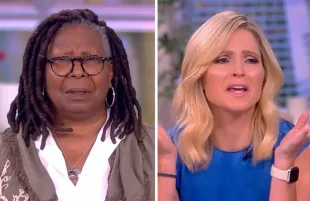 Whoopi Goldberg and Sara Haines on The View (Photos: ABC)