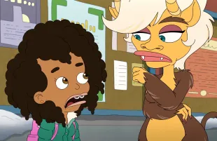 Missy and Mona discuss Mel Gibson on Big Mouth. (Photo: Netflix)