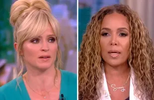 Sara Haines and Sunny Hostin on The View (Photos: ABC)
