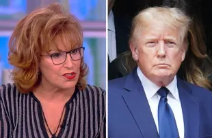 Joy Behar on The View; Donald Trump (Photos: ABC/Everett Collection)
