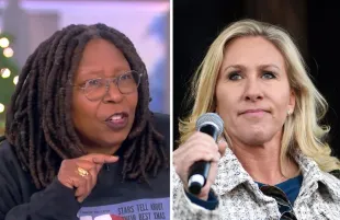 Whoopi Goldberg on The View; Marjorie Taylor Greene (Photos: ABC/Everett Collection)