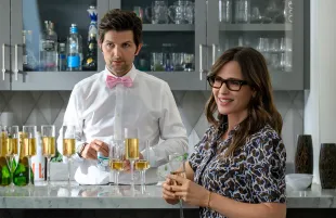 Adam Scott and Jennifer Garner in Party Down Season 3 (Photo: Starz)