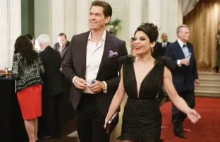 Steve Howey and Ginger Gonzaga in True Lies (Photo: Jace Downs/CBS)