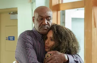 Delroy Lindo and Kerry Washington in UnPrisoned (Photo: Kelsey McNeal/Hulu)