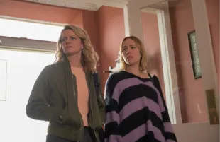 Susan Stanley and Sarah Goldberg in Sisters (Photo: IFC)