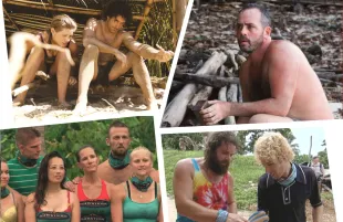 Ethan Zohn, Jenna Lewis, Richard Hatch, Spencer Bledsoe, Peih-Gee Law, Kelly Wigglesworth, Vytas Baskauskas, Kelley Wentworth, Rupert Boneham, Jonny Fairplay (Photos: CBS)