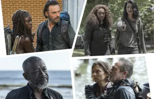 Clockwise: The Walking Dead, The Walking Dead: World Beyond, The Walking Dead: Dead City, Fear the Walking Dead (Photos: AMC)