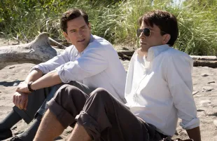 Matt Bomer and Jonathan Bailey in Fellow Travelers (Photo: Ben Mark Holzberg/Showtime)