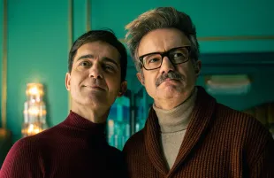 Pedro Alonso and Tristán Ulloa in Berlin (Photo: Tamara Arranz/Netflix)